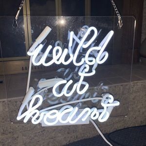 Wild at heart neon sign
